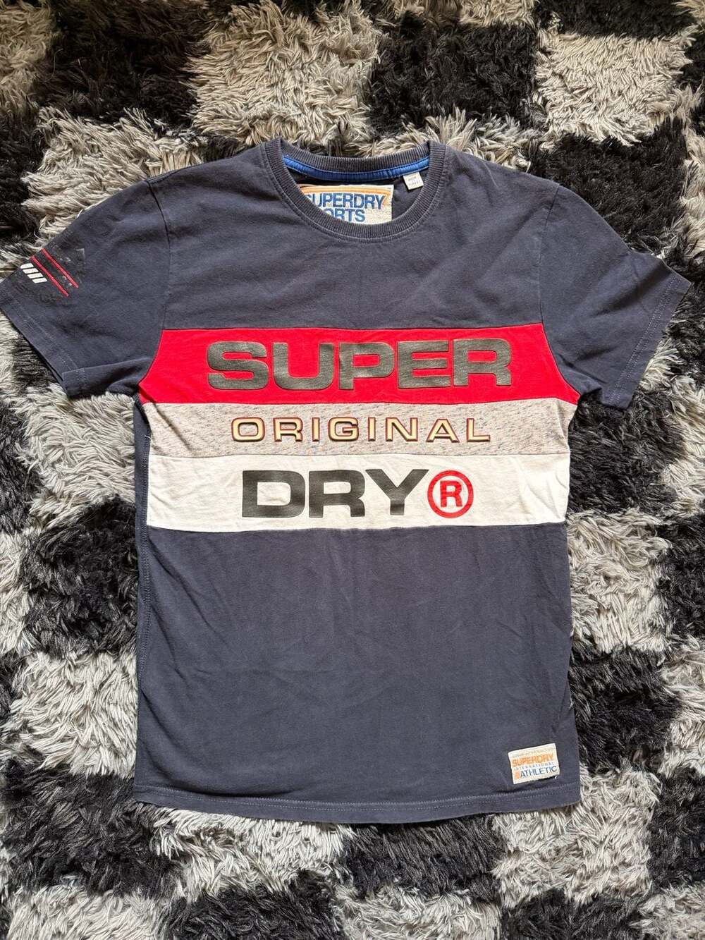 Superdry Sports Athletic Trophy Panel T-Shirt